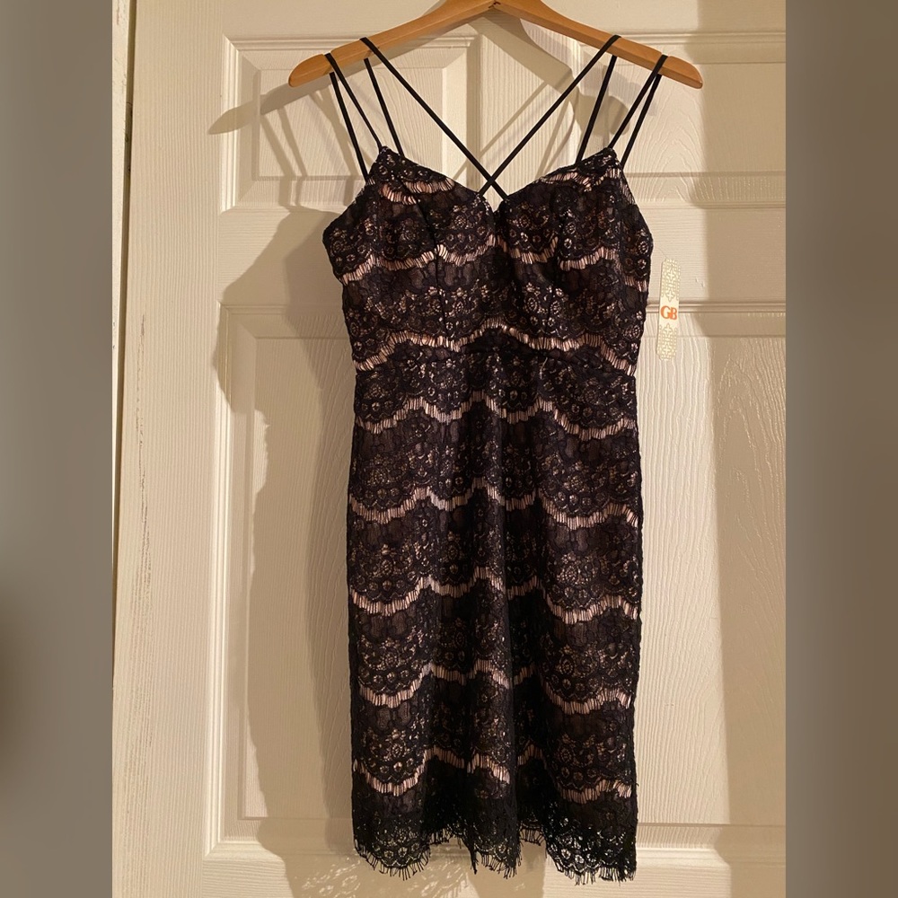 GB lace bodycon dress.